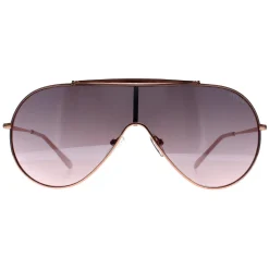 Guess Guess|Shield^Sunglasses GF0370 28U Rose Gold Silver Mirrored