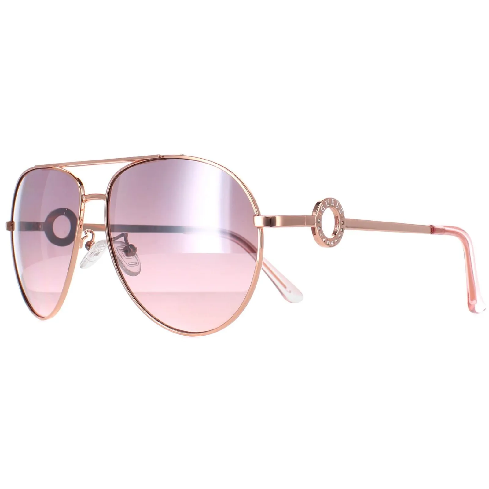 Guess Guess|Aviator^Sunglasses GF3064 28U Rose Gold Brown
