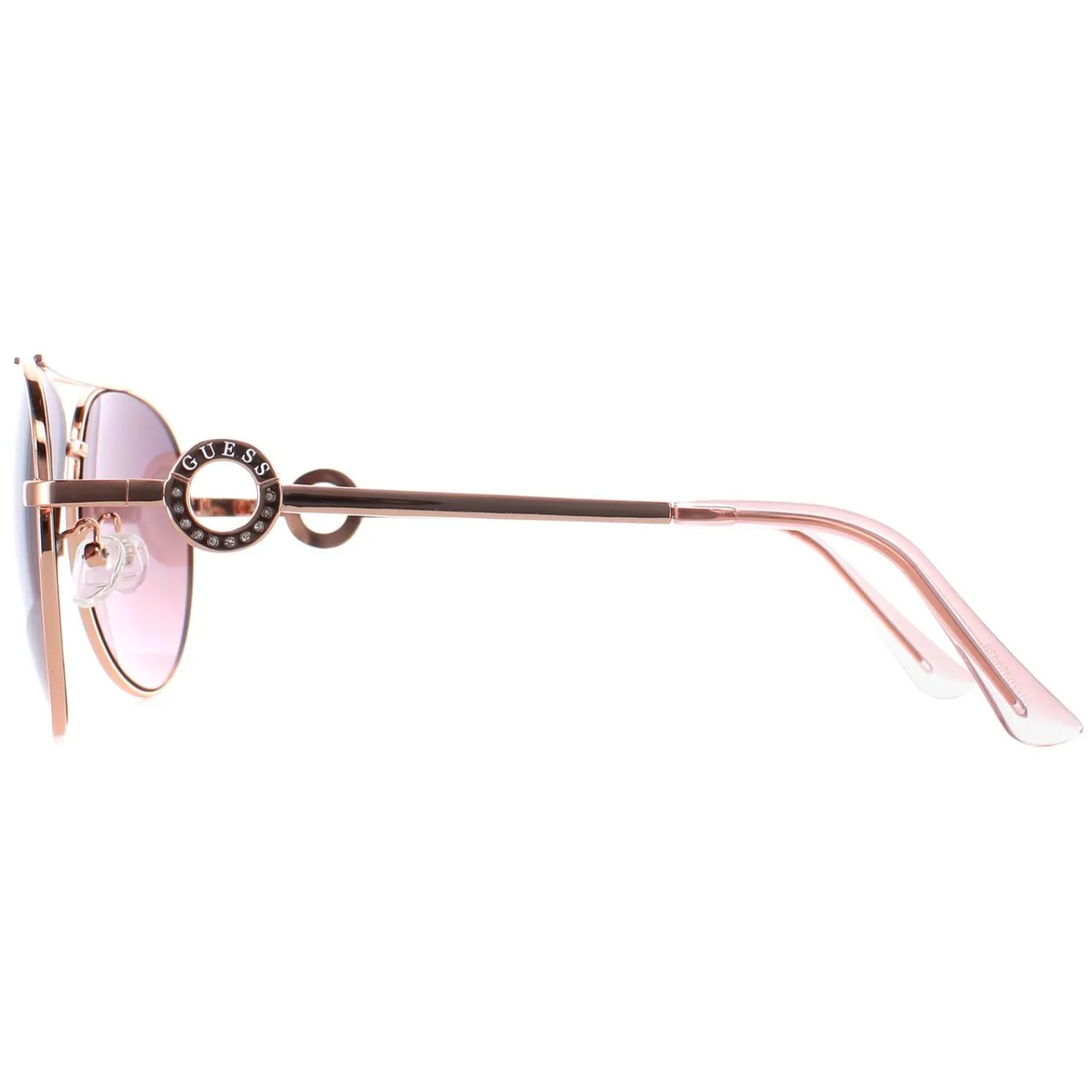 Guess Guess|Aviator^Sunglasses GF3064 28U Rose Gold Brown