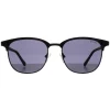 Guess Guess|Semi Rimless^Sunglasses GU00052 02A Matte Black Smoke Grey