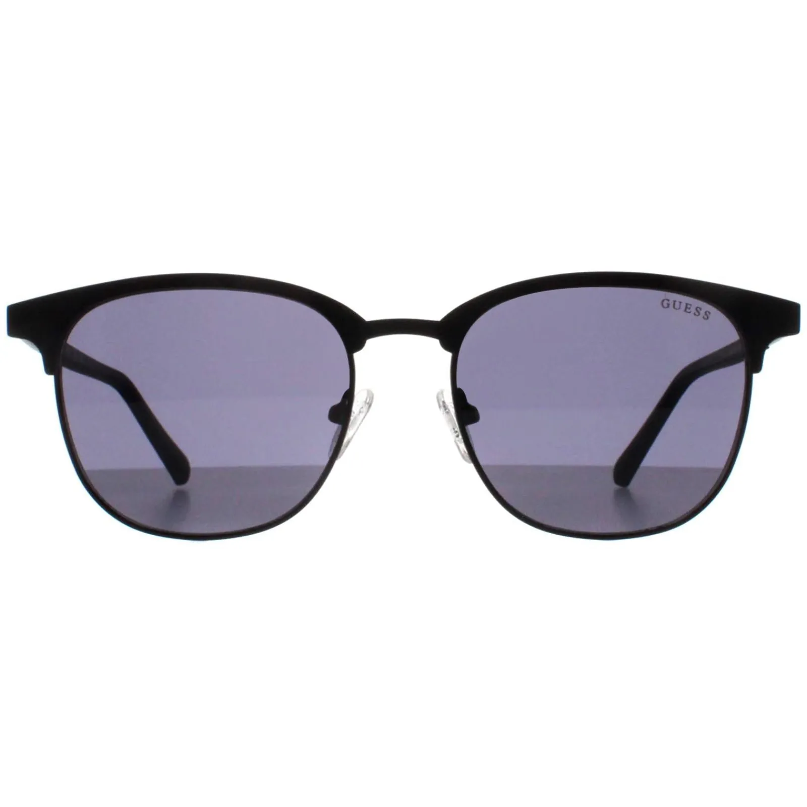 Guess Guess|Semi Rimless^Sunglasses GU00052 02A Matte Black Smoke Grey
