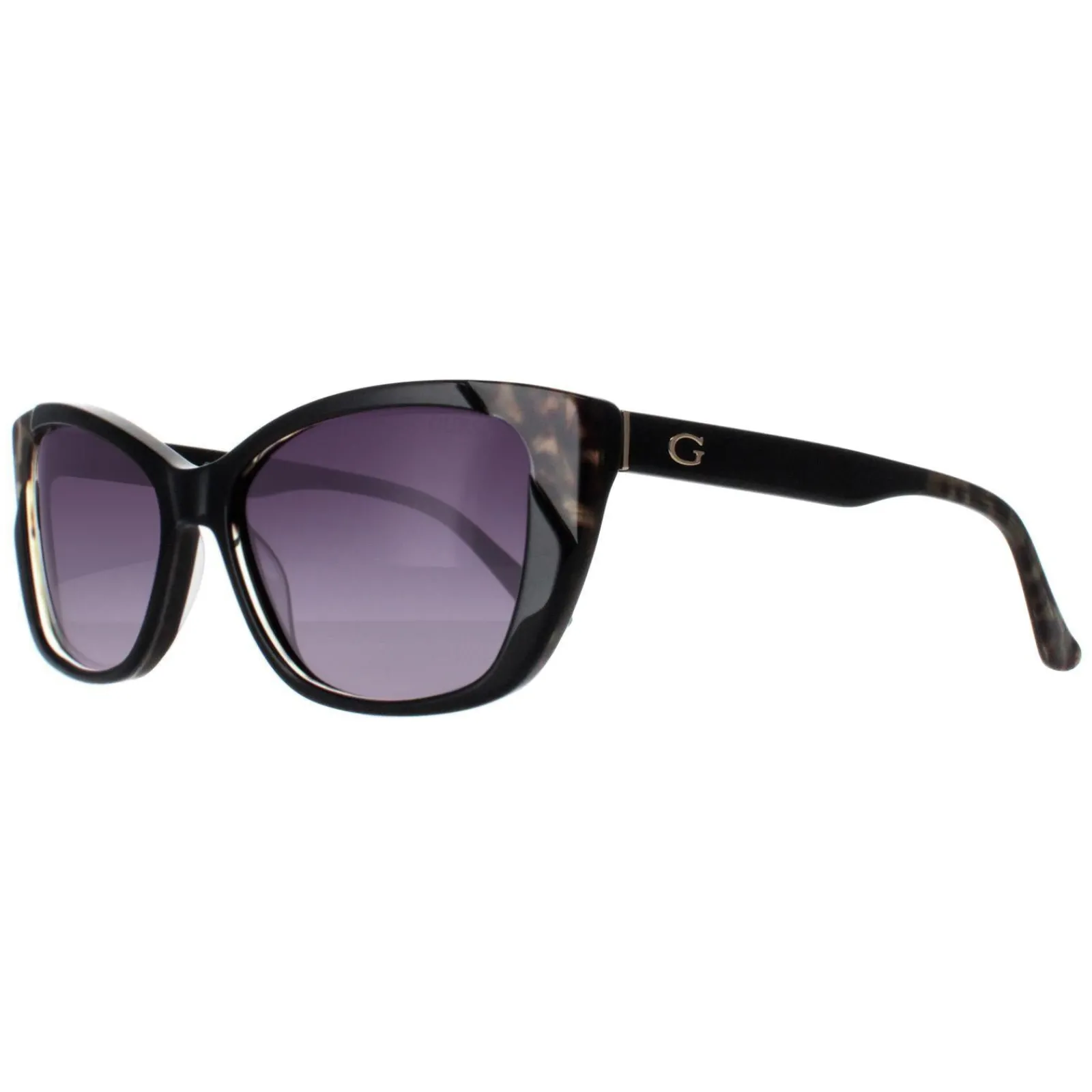 Guess Guess|Cat-Eye^Sunglasses GU7511 05B Black Dark Blue Gradient