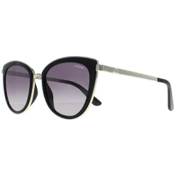 Guess Guess|Cat-Eye^Sunglasses GU7491 01B Shiny Black Gold Grey Gradient