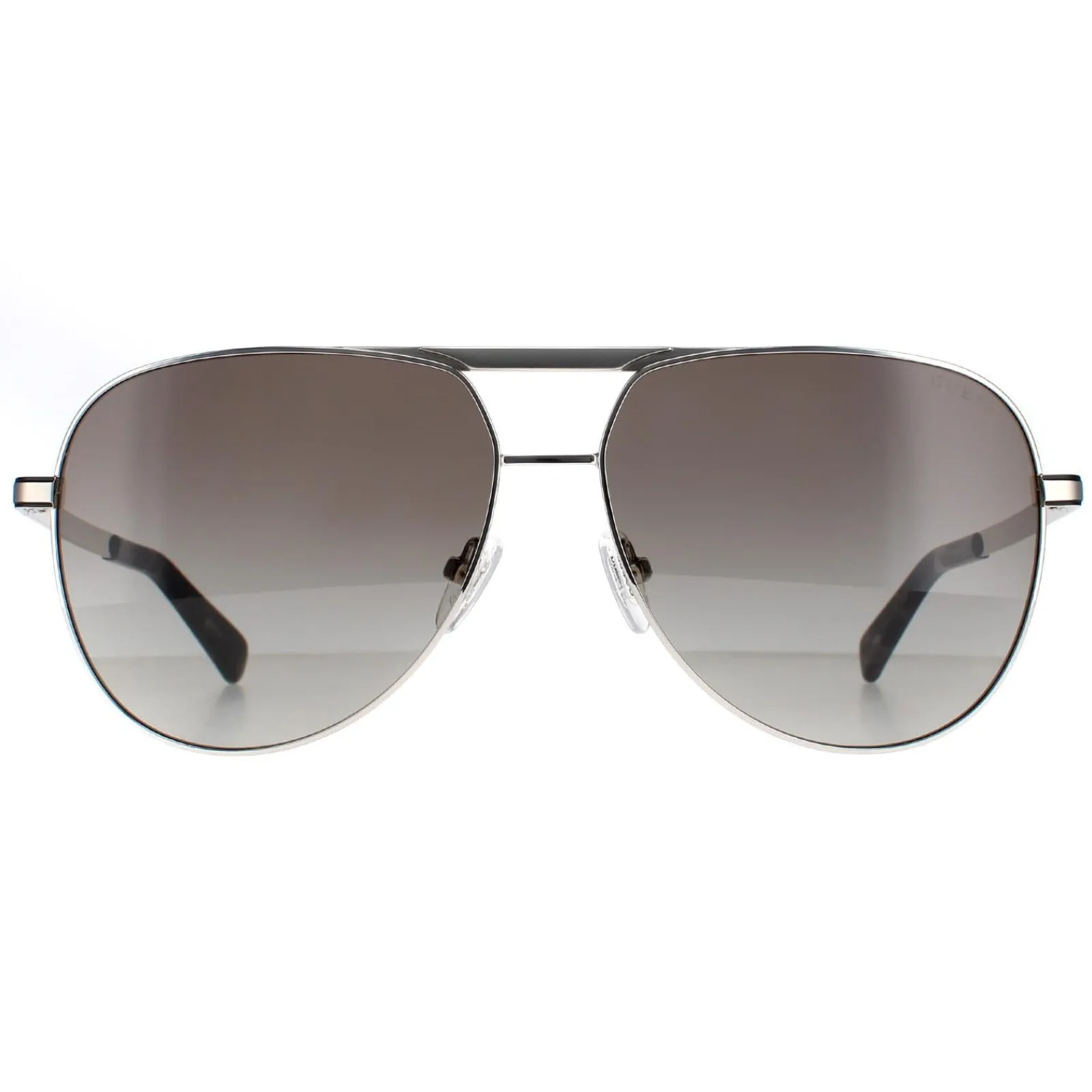 Guess Guess|Aviator^Sunglasses GU00027 10B Shiny Light Nickeltin Smoke Gradient