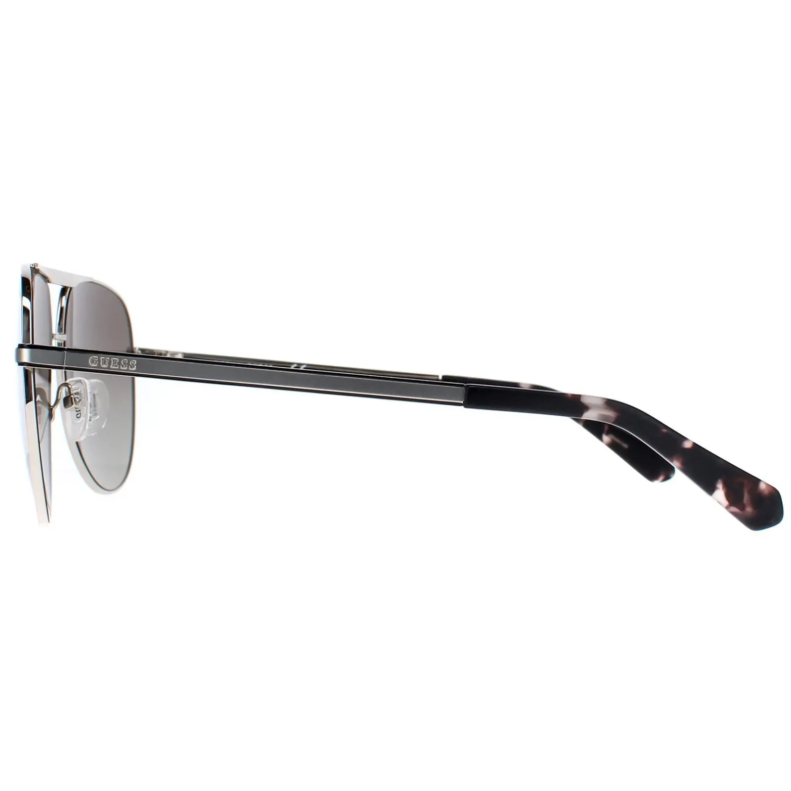 Guess Guess|Aviator^Sunglasses GU00027 10B Shiny Light Nickeltin Smoke Gradient