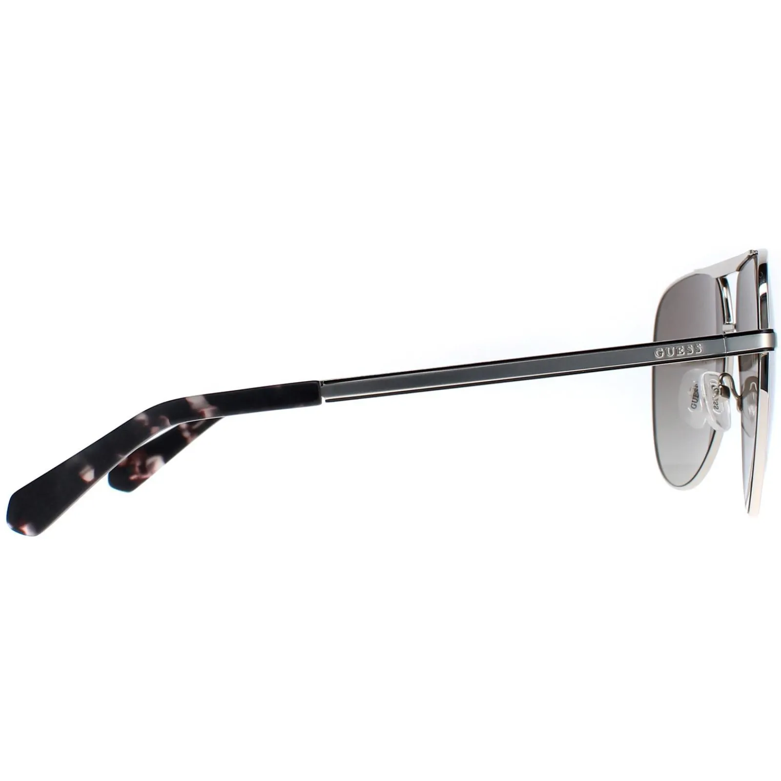 Guess Guess|Aviator^Sunglasses GU00027 10B Shiny Light Nickeltin Smoke Gradient