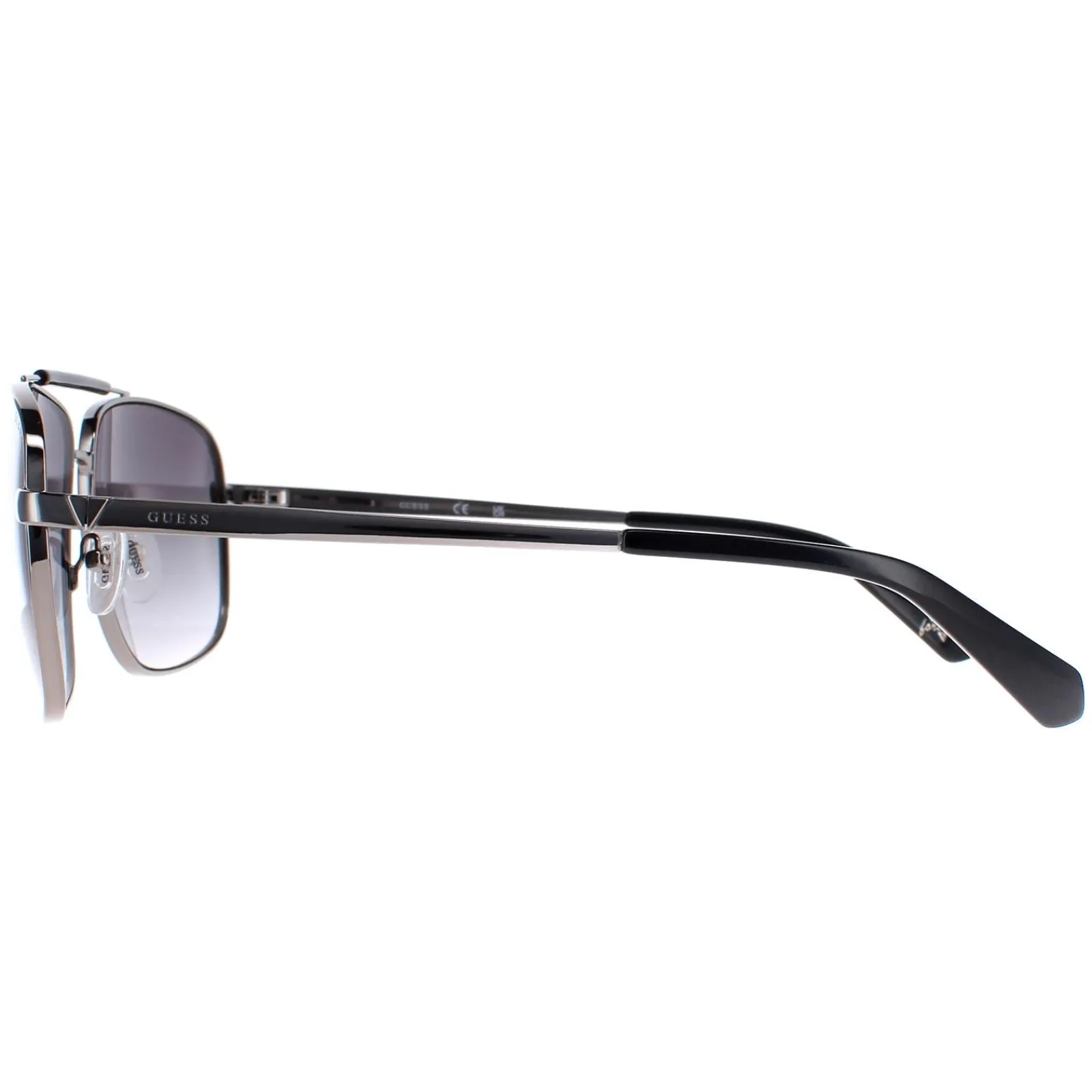 Guess Guess|Aviator^Sunglasses GU5210 08B Shiny Gunmetal Smoke Gradient
