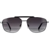 Guess Guess|Aviator^Sunglasses GU00054 06B Shiny Dark Nickeltin Smoke Grey Gradient