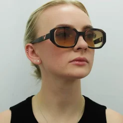 Guess Guess|Rectangle^Sunglasses GU7817 53F Blonde Havana Brown Gradient