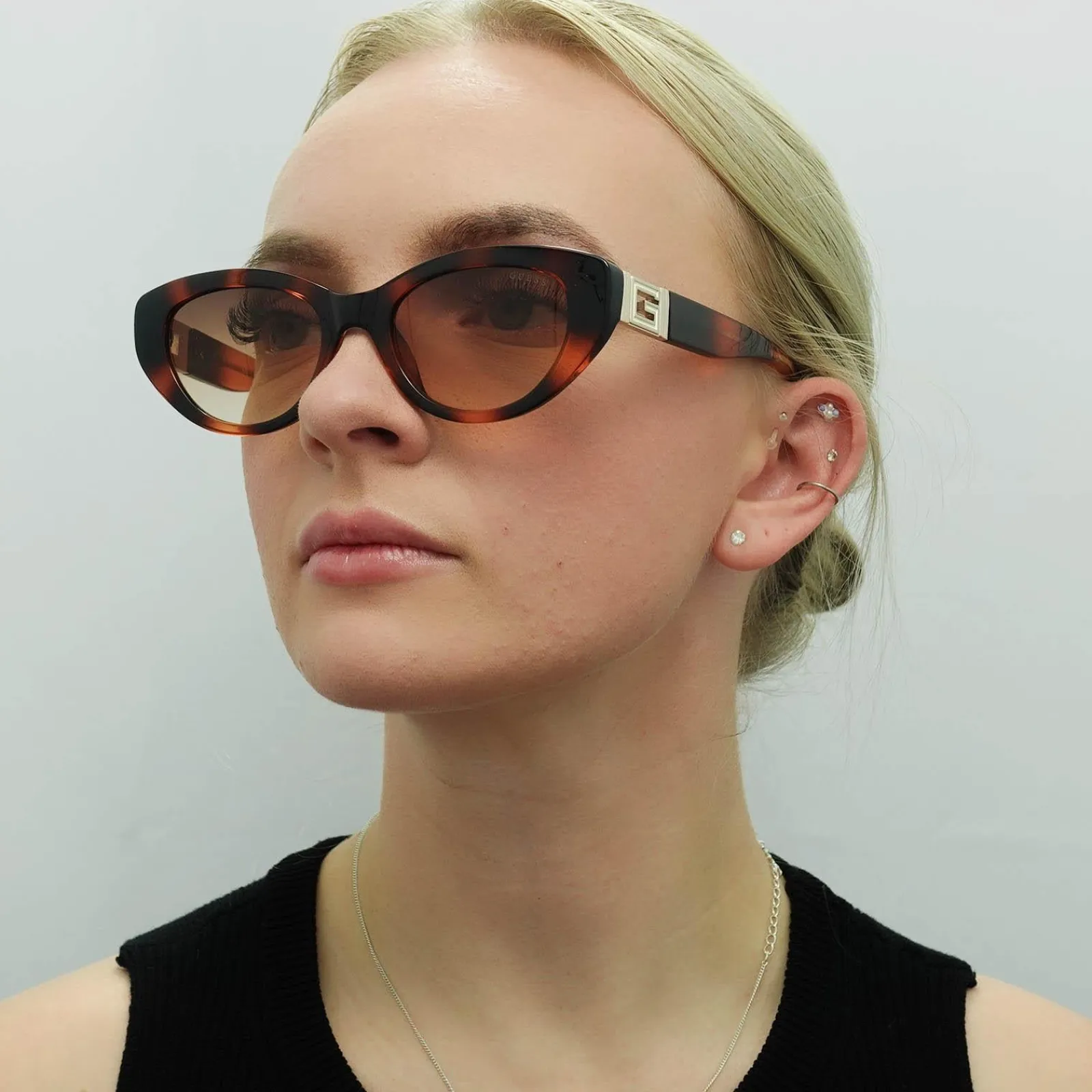 Guess Guess|Cat-Eye^Sunglasses GU7849 53F Blonde Havana Brown Gradient