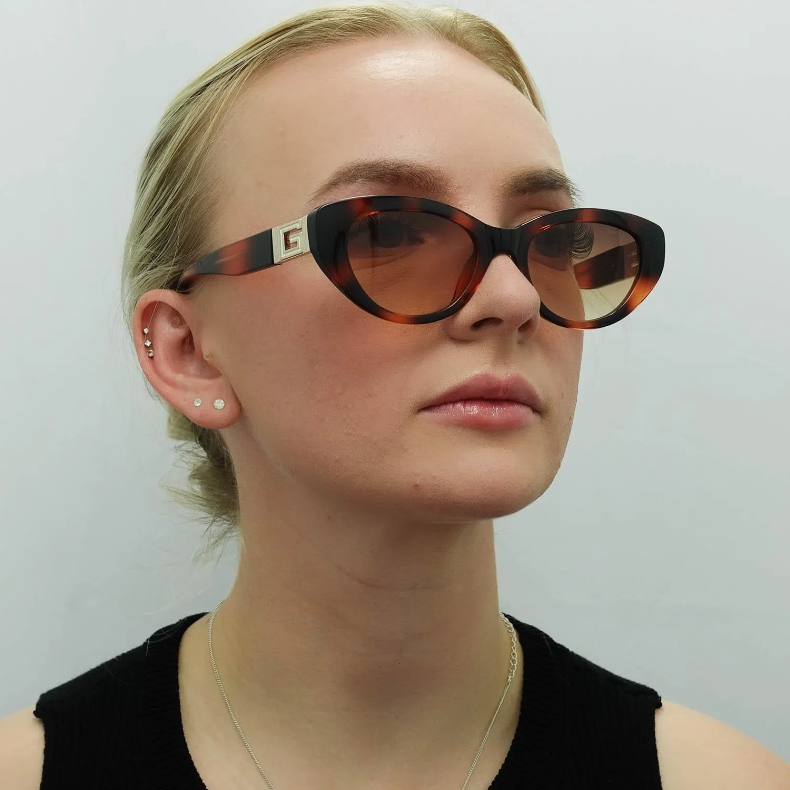 Guess Guess|Cat-Eye^Sunglasses GU7849 53F Blonde Havana Brown Gradient