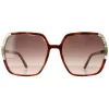 Guess Guess|Square^Sunglasses GU7883 52F Dark Havana Brown Gradient