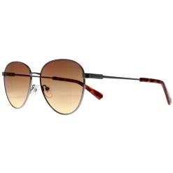 Guess Guess|Round^Sunglasses GU8257 10F Shiny Light Nickeltin Brown Gradient
