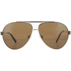 Guess Polarised^Sunglasses GU6969 32H Gold Brown Polarized