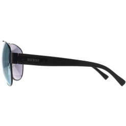 Guess Aviator^Sunglasses GU6830 02Q Black Grey Mirror