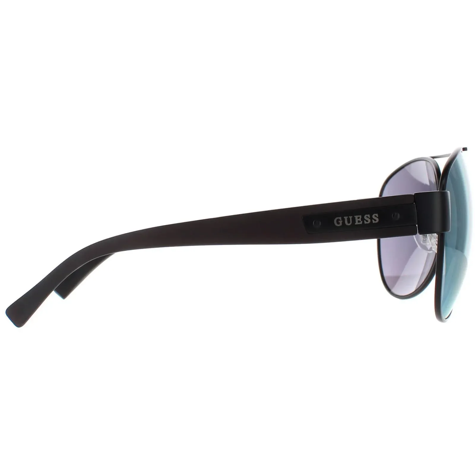 Guess Aviator^Sunglasses GU6830 02Q Black Grey Mirror