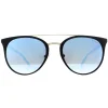 Guess Guess|Round^Sunglasses GU3021 05X Black Blue Blue Mirror