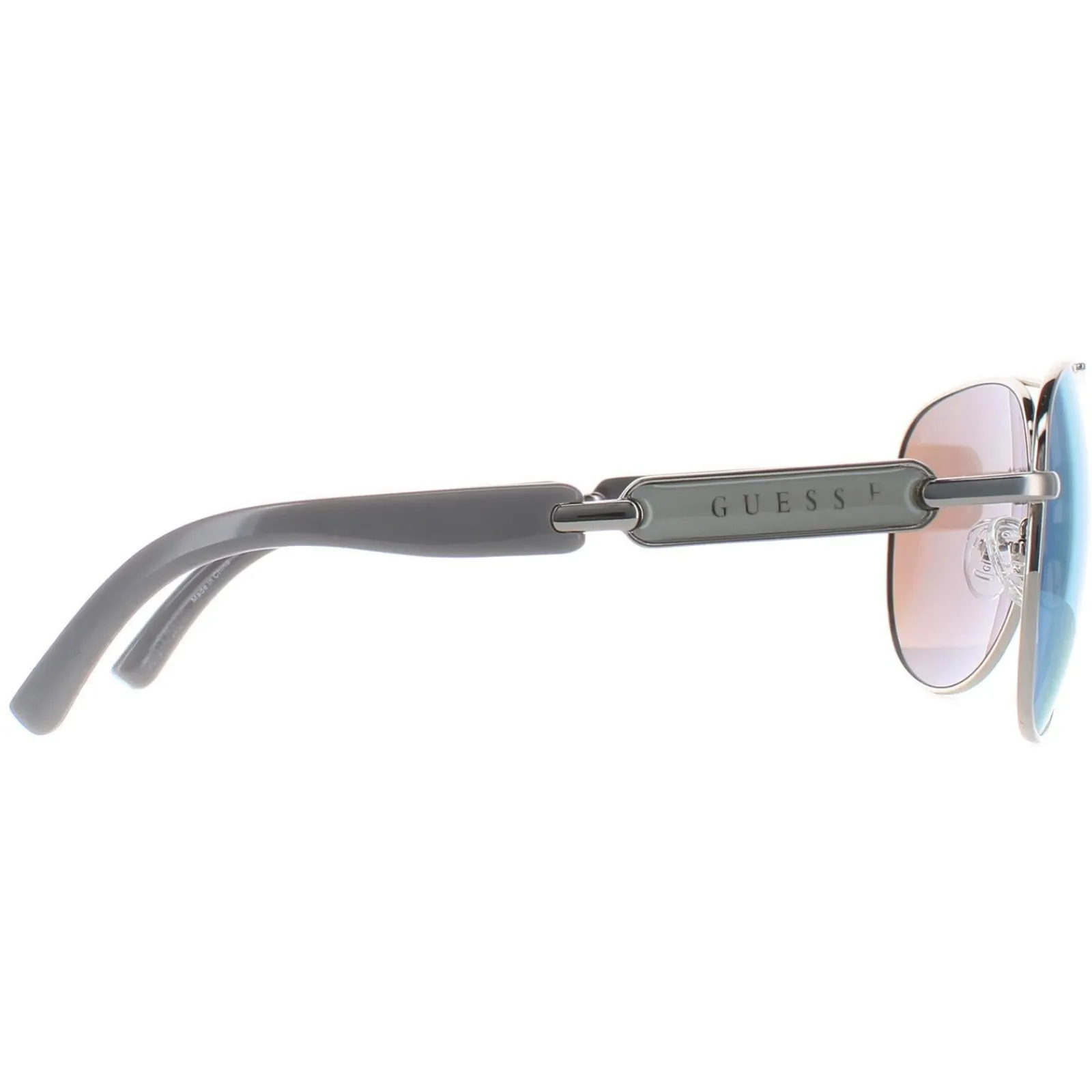 Guess Guess|Aviator^Sunglasses GU7295 06X Shiny Dark Nickeltin Blue Mirror