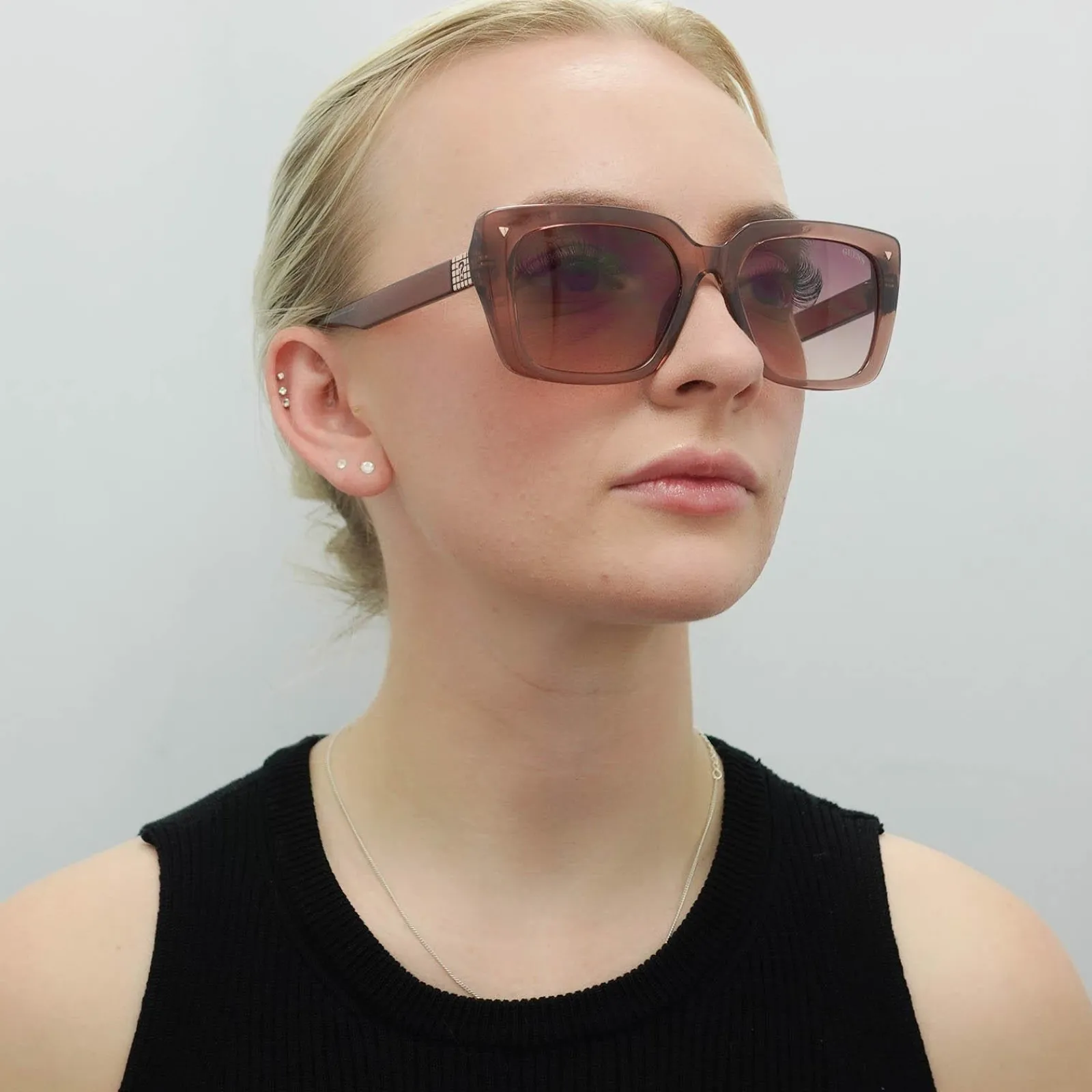 Guess Guess|Square^Sunglasses GU8243 71Z Burgundy Pink