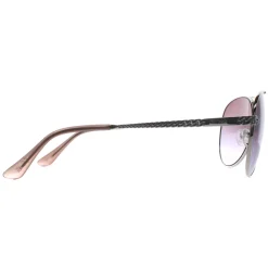 Guess Guess|Aviator^Sunglasses GU7470-S 10Z Shiny Silver With Crystal Stones Violet