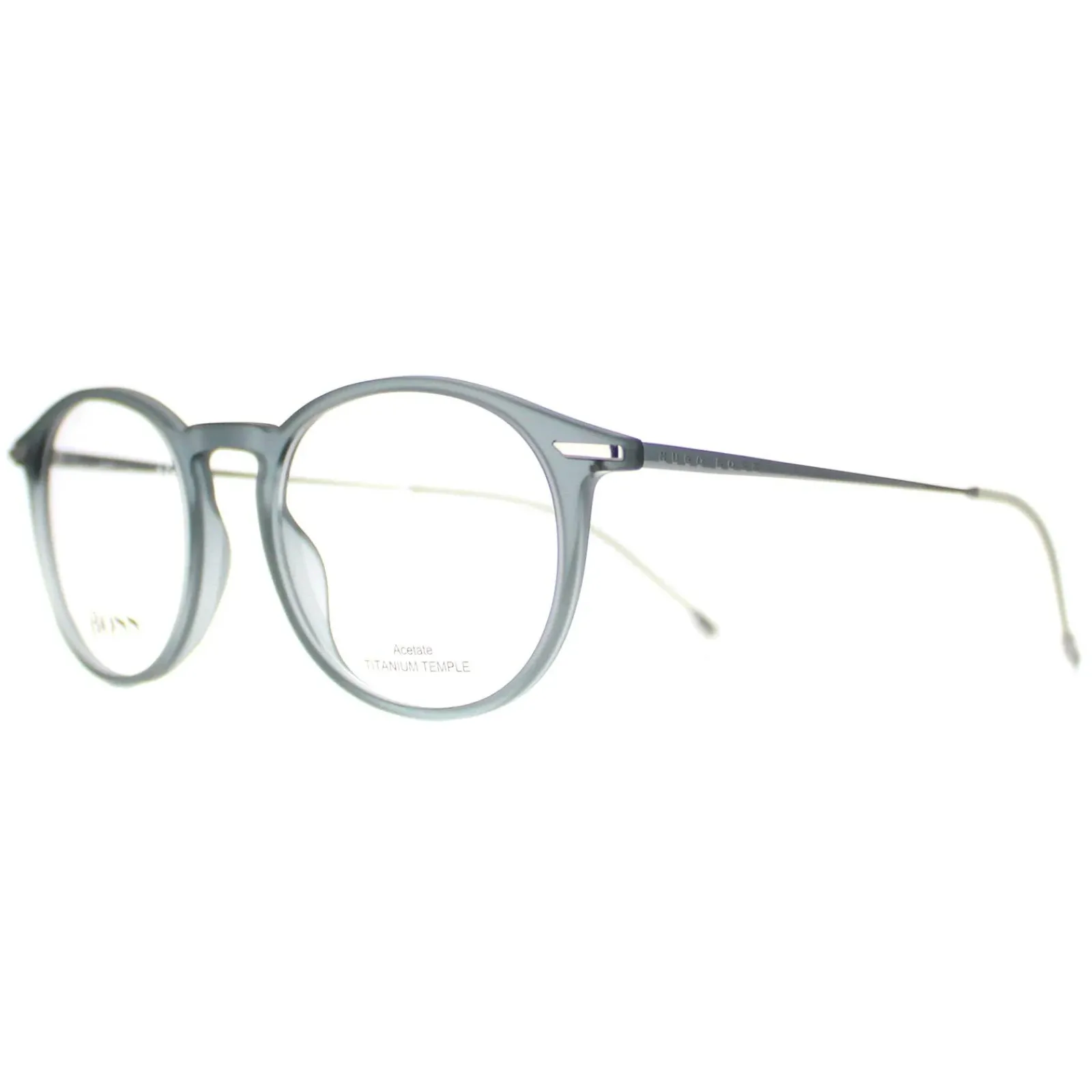 Hugo Boss Round|Hugo Boss^Glasses Frames BOSS 1190/IT PJP Transparent Grey Men