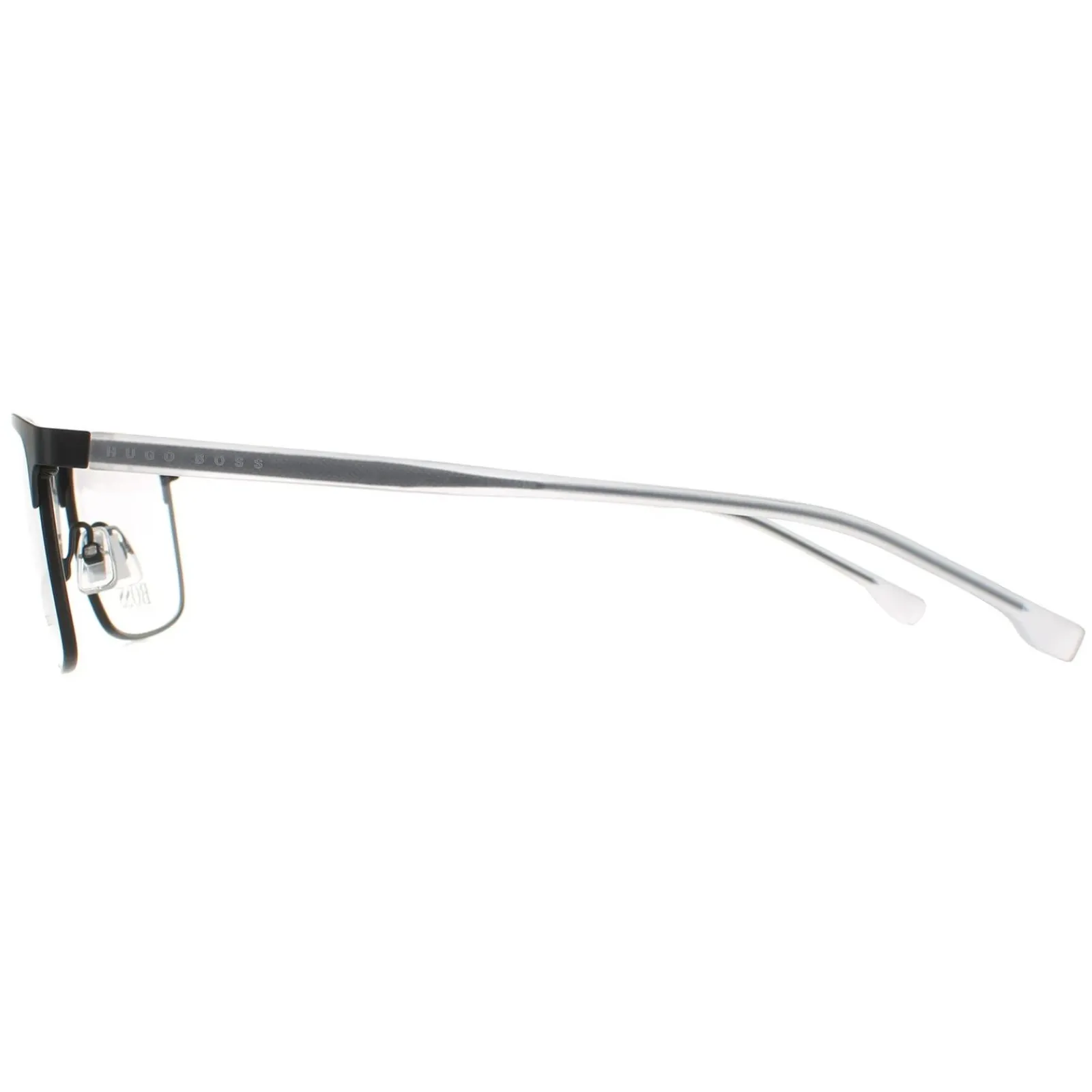 Hugo Boss Rectangle|Hugo Boss^Glasses Frames BOSS 0967/IT 003 Matte Black Men