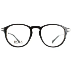 Hugo Boss Round|Hugo Boss^Glasses Frames BOSS 1093/IT 807 Black Men