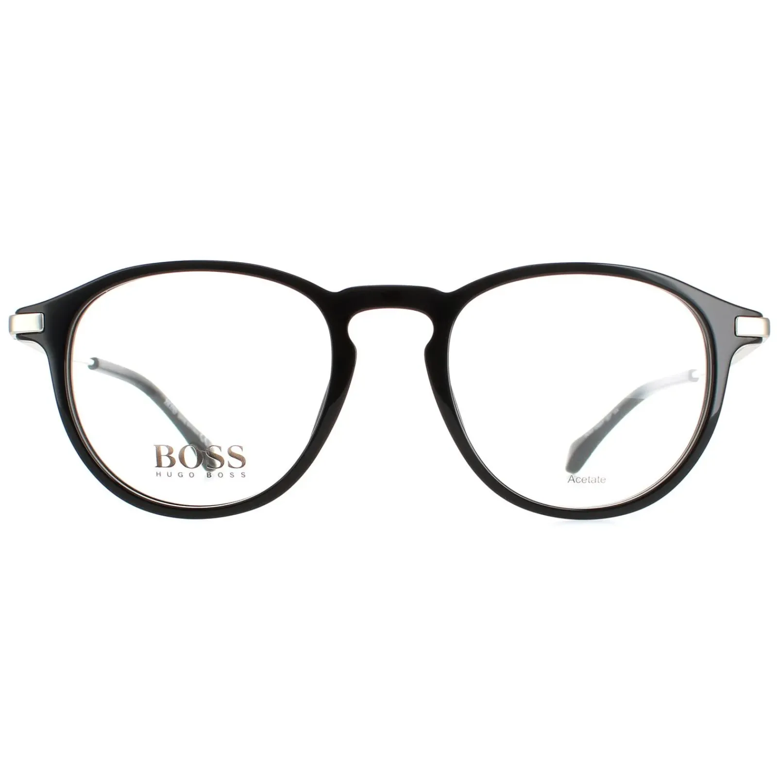 Hugo Boss Round|Hugo Boss^Glasses Frames BOSS 1093/IT 807 Black Men