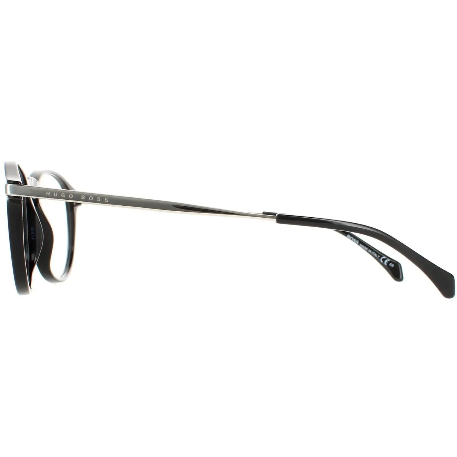 Hugo Boss Round|Hugo Boss^Glasses Frames BOSS 1093/IT 807 Black Men