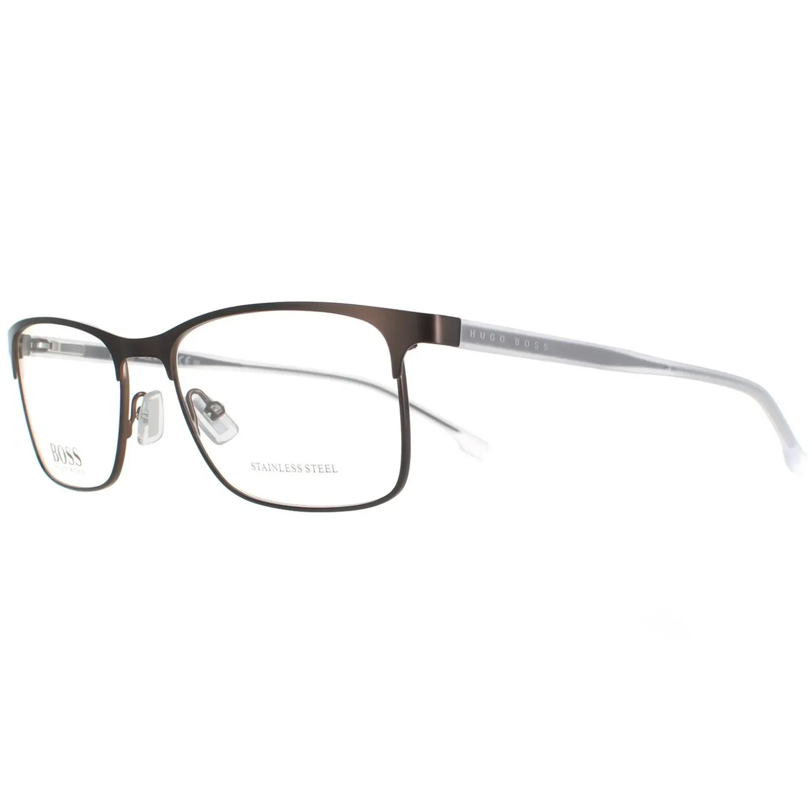 Hugo Boss Rectangle|Hugo Boss^Glasses Frames BOSS 0967/IT YZ4 Matte Brown Men