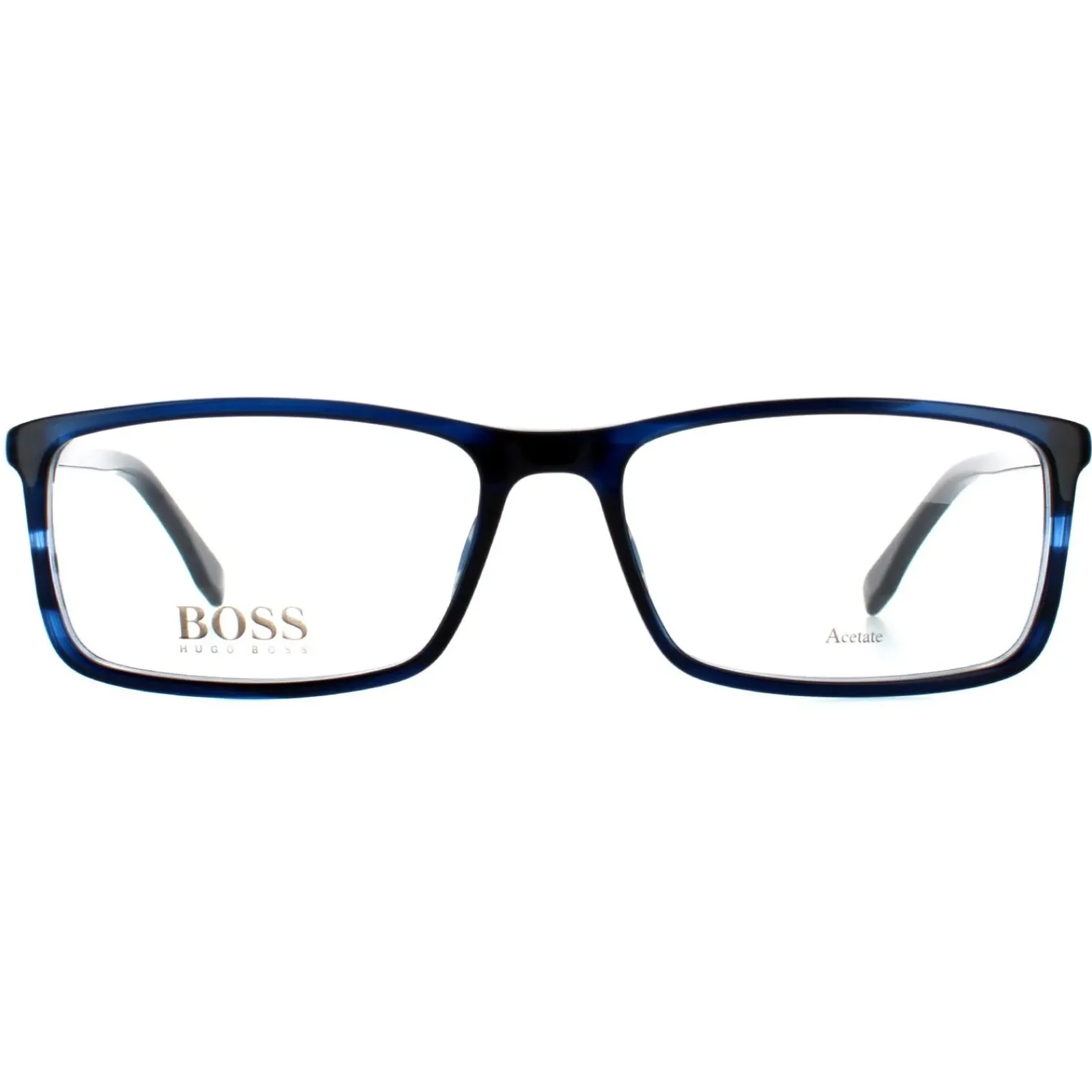 Hugo Boss Hugo Boss^Glasses Frames BOSS 0680/IT 38I Blue Horn Men