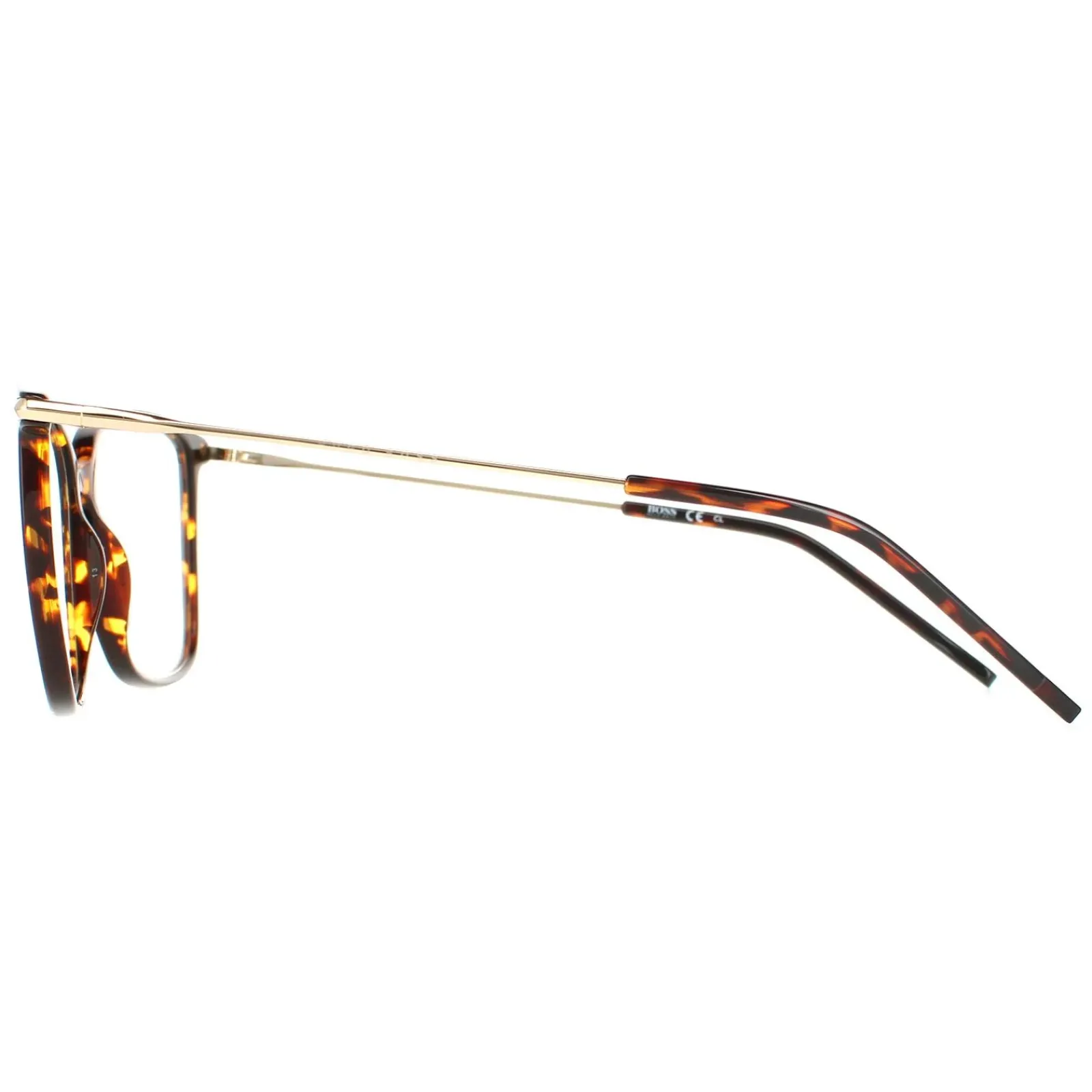 Hugo Boss Square|Hugo Boss^Glasses Frames BOSS 1330 086 Havana Gold Women
