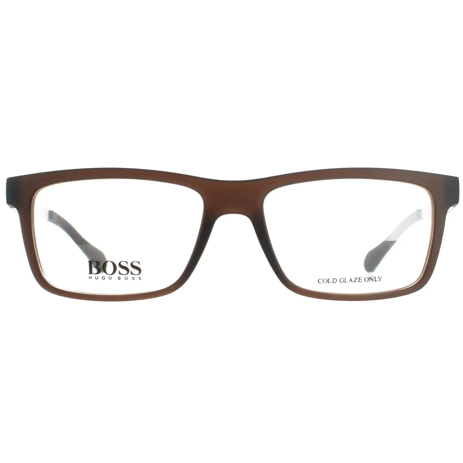 Hugo Boss Hugo Boss^Glasses Frames BOSS 0870 05A Matte Brown Dark Ruthenium Men
