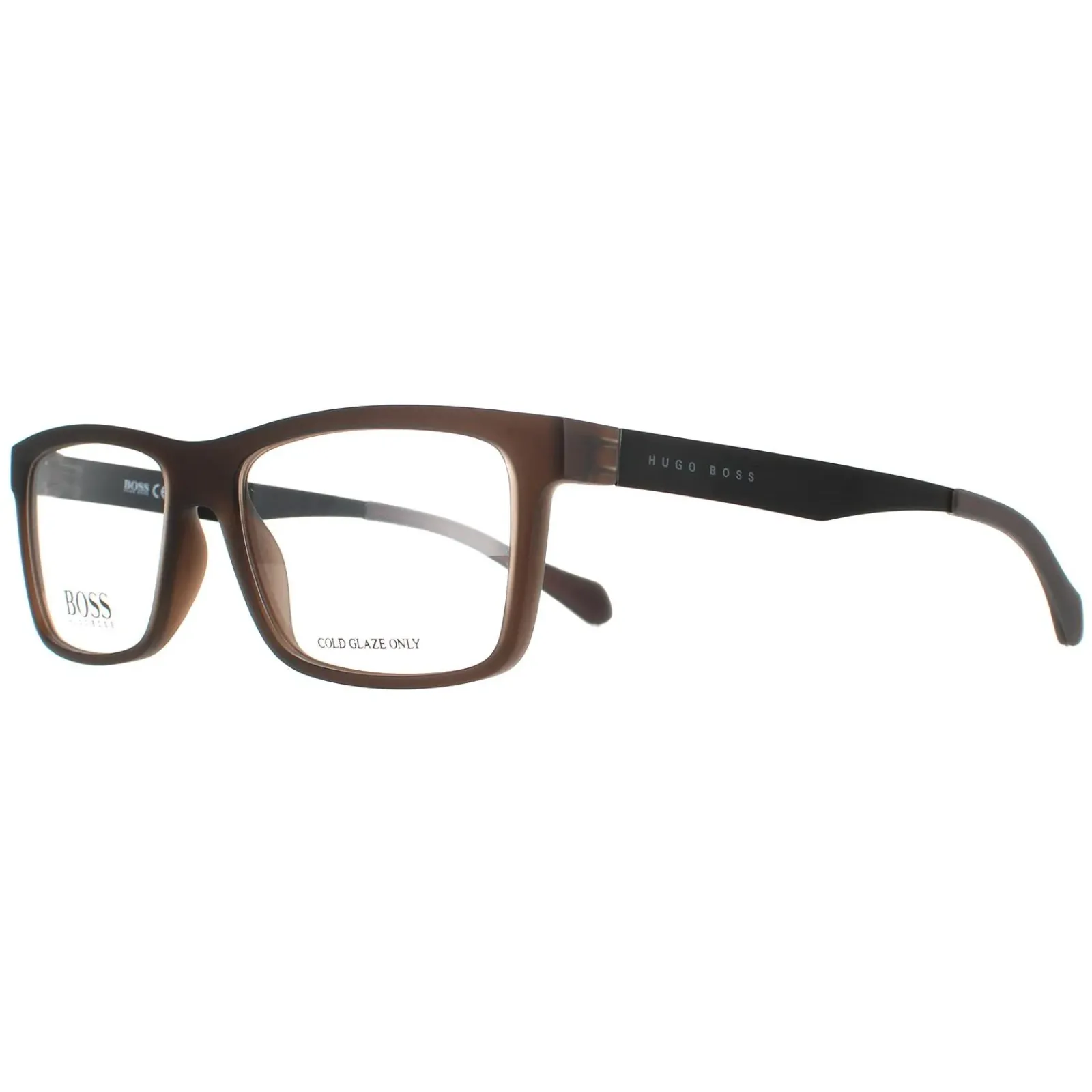 Hugo Boss Hugo Boss^Glasses Frames BOSS 0870 05A Matte Brown Dark Ruthenium Men