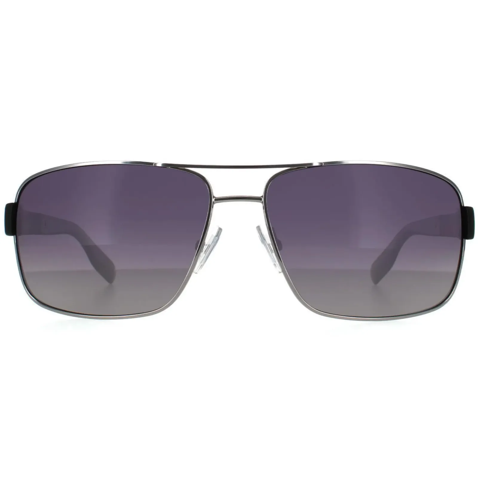 Hugo Boss Polarised|Wrap^Sunglasses 0521 OFR WJ Ruthenium Grey Gradient Polarized