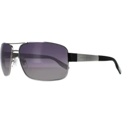 Hugo Boss Polarised|Wrap^Sunglasses 0521 OFR WJ Ruthenium Grey Gradient Polarized