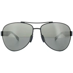 Hugo Boss Polarised^Sunglasses 0915 1XS 6H Blue Grey Silver Mirror Polarized