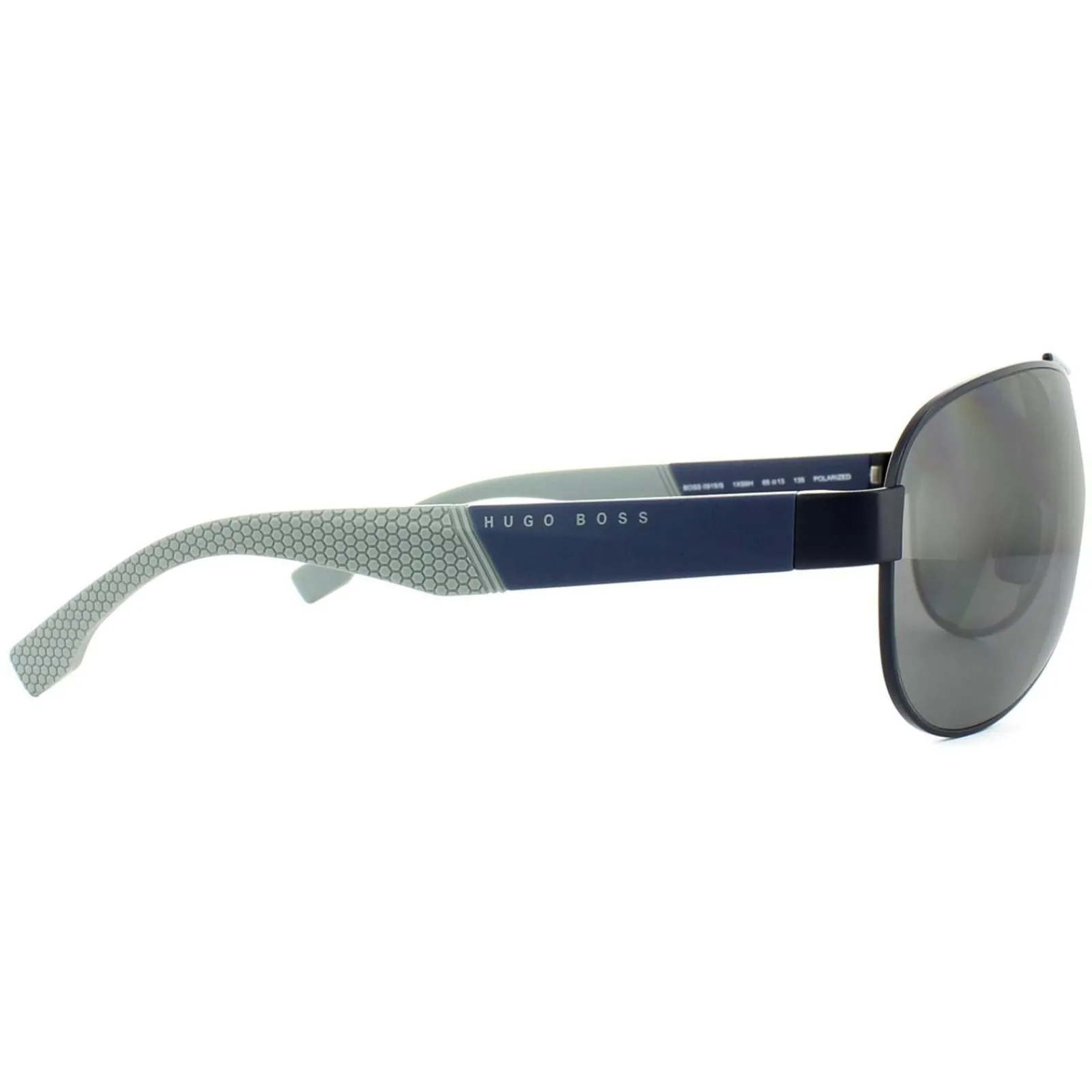 Hugo Boss Polarised^Sunglasses 0915 1XS 6H Blue Grey Silver Mirror Polarized