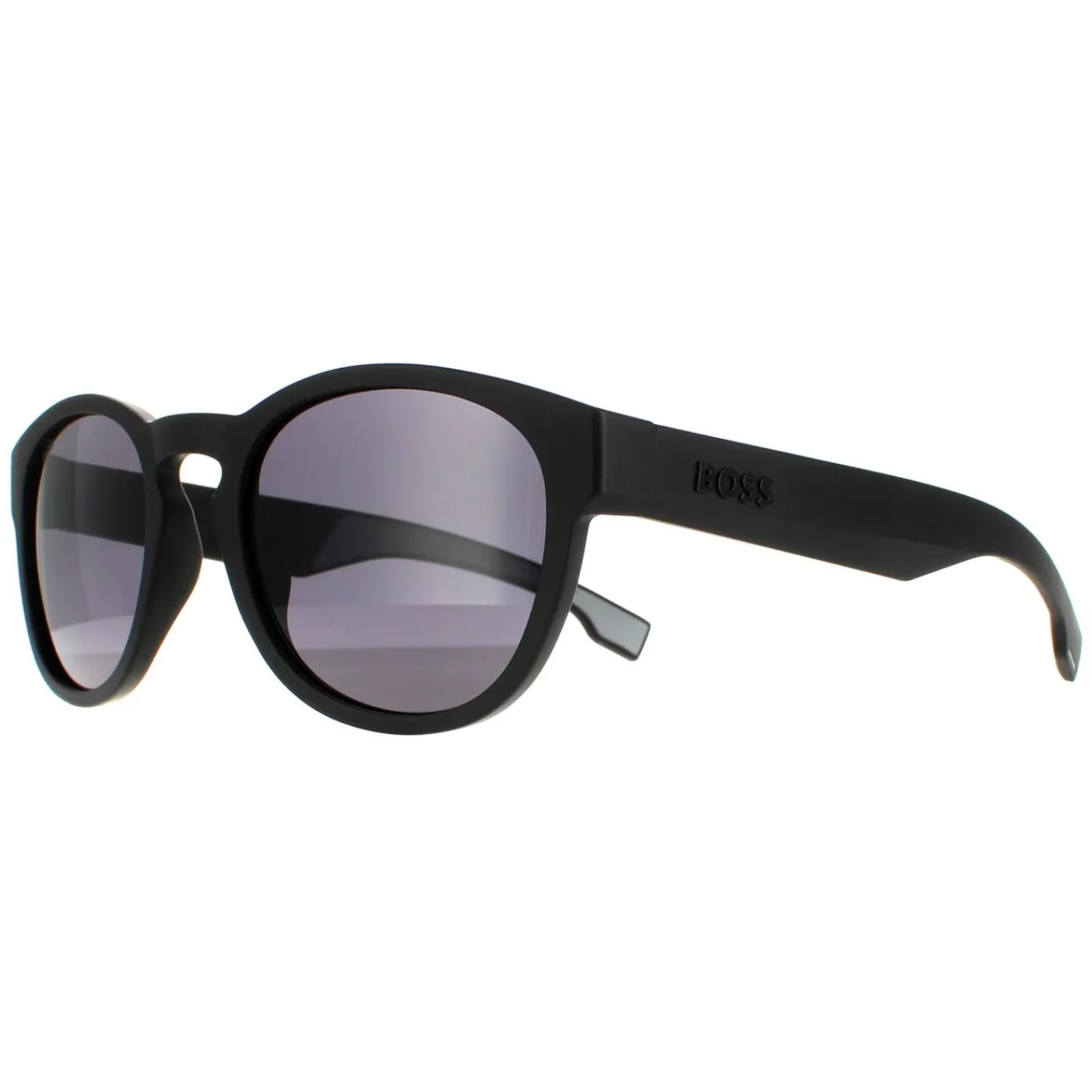 Hugo Boss Round|Hugo Boss^Sunglasses BOSS 1452/S O6W IR Matte Black Grey Grey