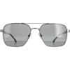 Hugo Boss Polarised|Aviator^Sunglasses BOSS 1045/S R81 M9 Matte Ruthenium Grey Polarized