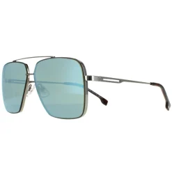 Hugo Boss Round|Hugo Boss^Sunglasses BOSS 1325/S 31Z 3U Ruthenium Havana Kaki Blue Mir