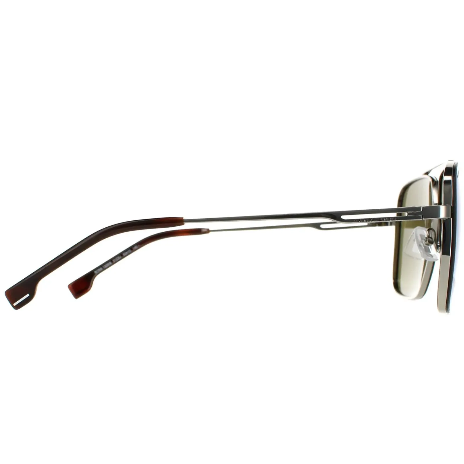 Hugo Boss Round|Hugo Boss^Sunglasses BOSS 1325/S 31Z 3U Ruthenium Havana Kaki Blue Mir