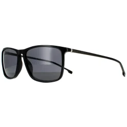 Hugo Boss Rectangle|Hugo Boss^Sunglasses BOSS 1182/S/IT 807 IR Black Grey Polarized