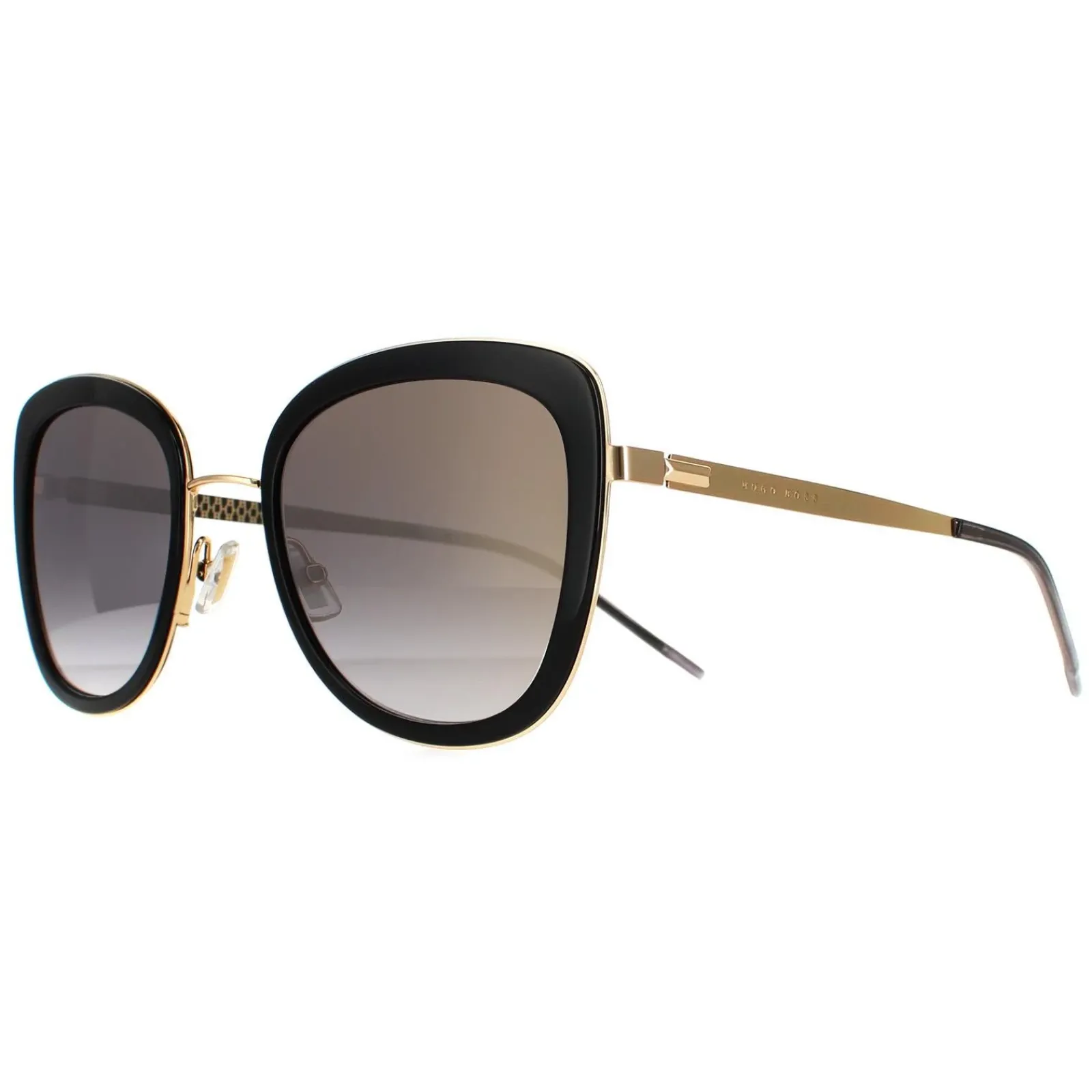 Hugo Boss Butterfly^Sunglasses BOSS 1209/S RHL FQ Gold Black Grey Gradient Gold