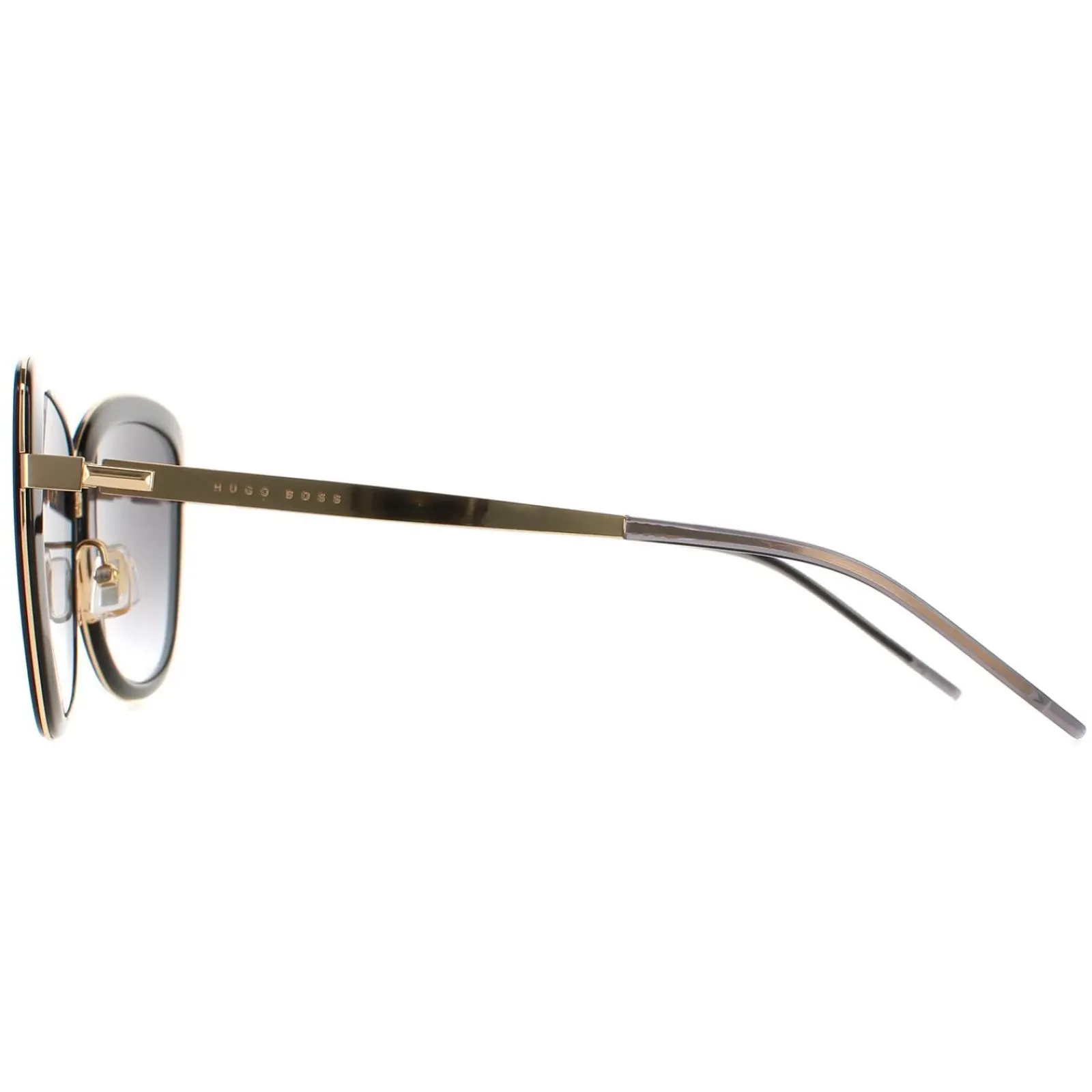 Hugo Boss Butterfly^Sunglasses BOSS 1209/S RHL FQ Gold Black Grey Gradient Gold