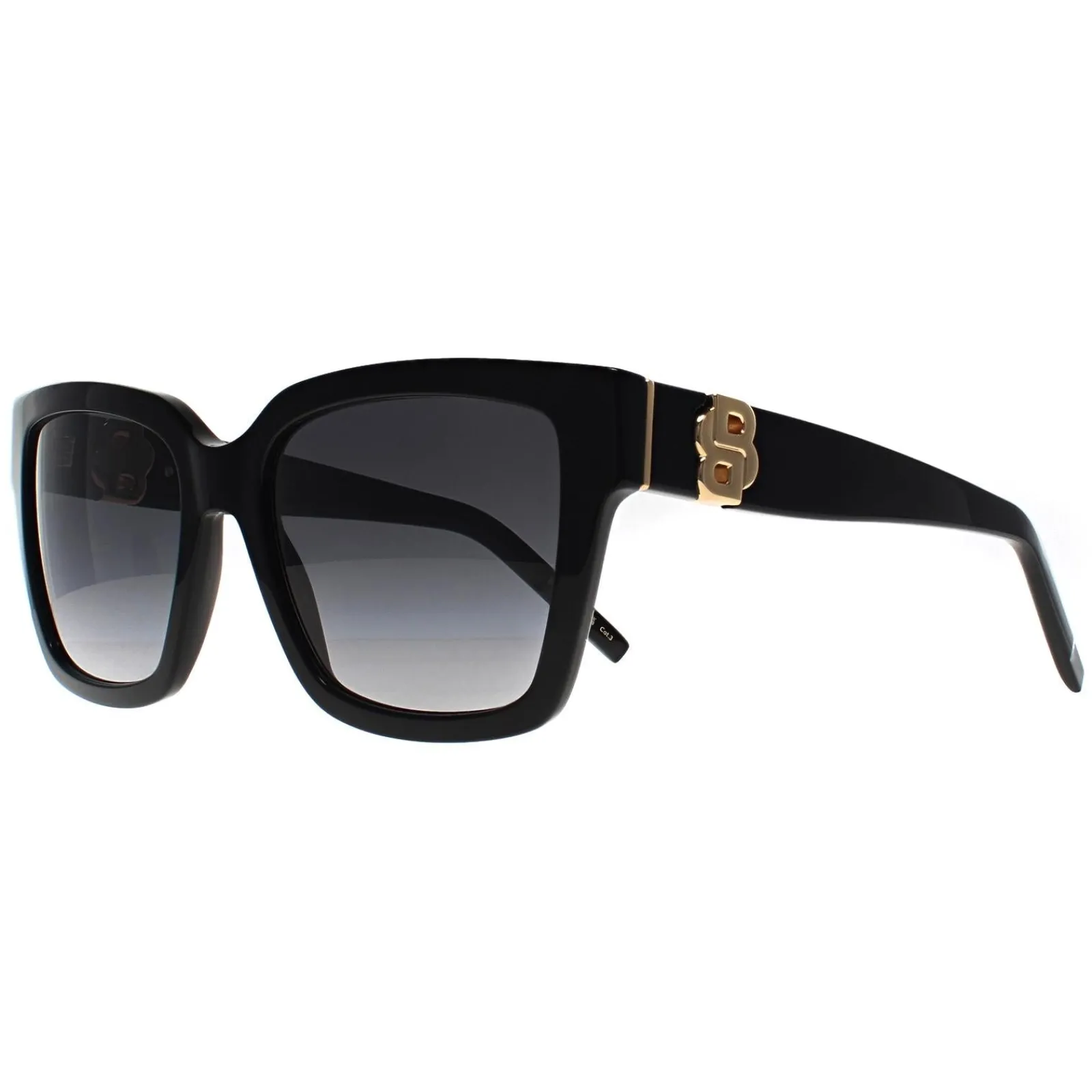 Hugo Boss Square^Sunglasses BOSS 1744/S 807 9O Black Dark Grey Gradient