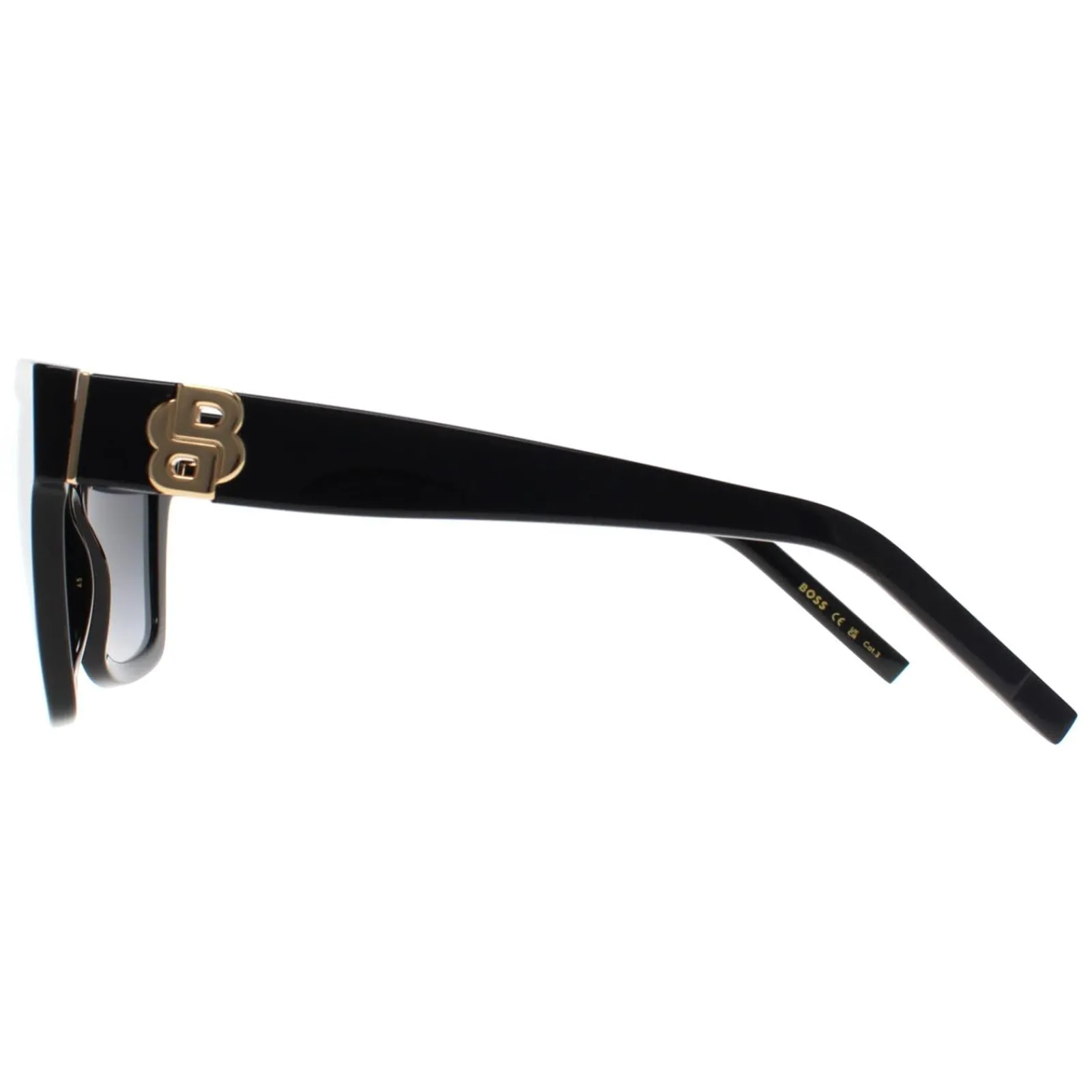 Hugo Boss Square^Sunglasses BOSS 1744/S 807 9O Black Dark Grey Gradient