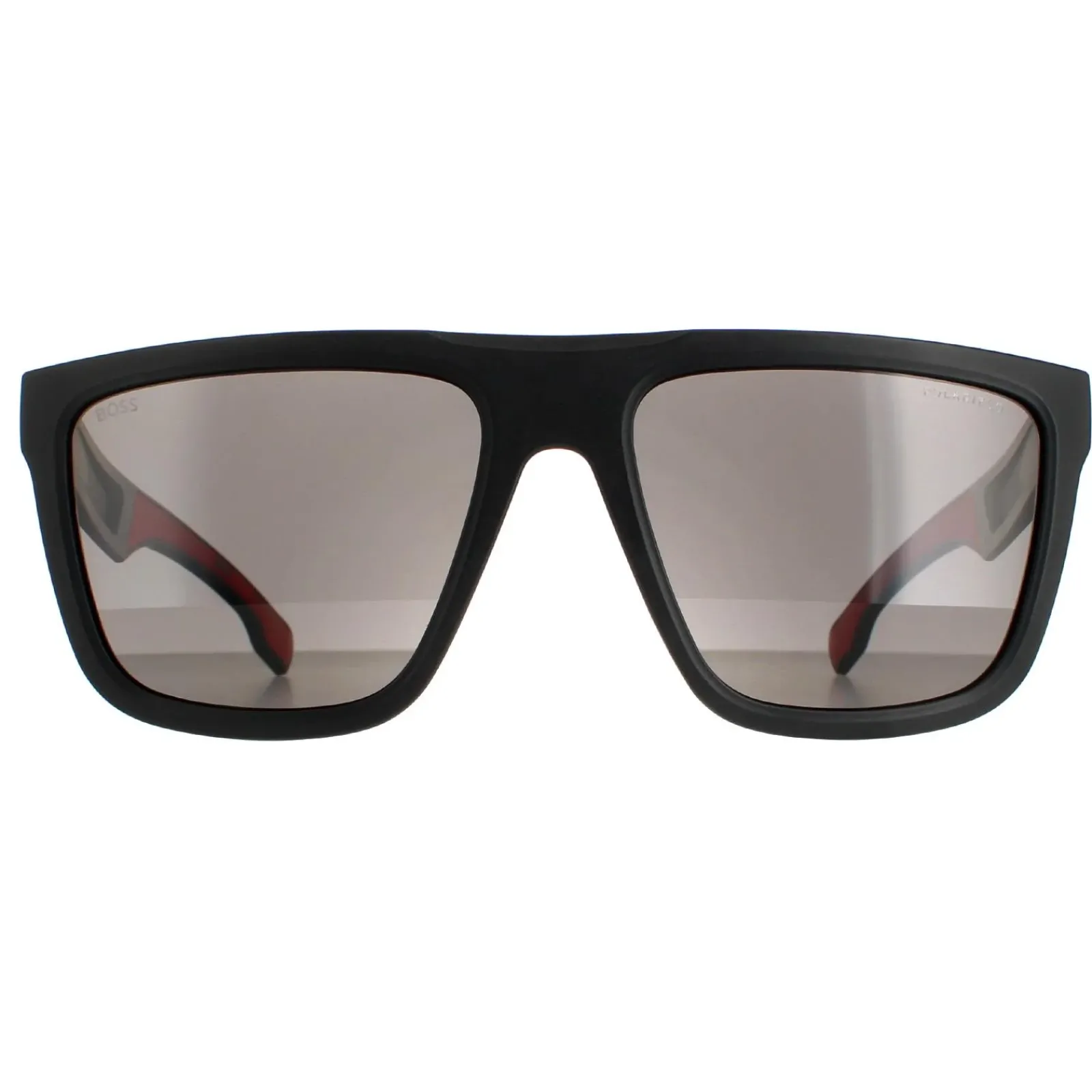 Hugo Boss Polarised|Square^Sunglasses BOSS 1451/S 003 M9 Matte Black Grey Polarized