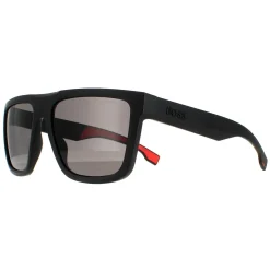 Hugo Boss Polarised|Square^Sunglasses BOSS 1451/S 003 M9 Matte Black Grey Polarized