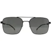 Hugo Boss Polarised|Square^Sunglasses BOSS 1695/S SVK M9 Matte Ruthenium Black Grey Pol